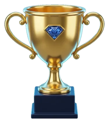 Gold trophy